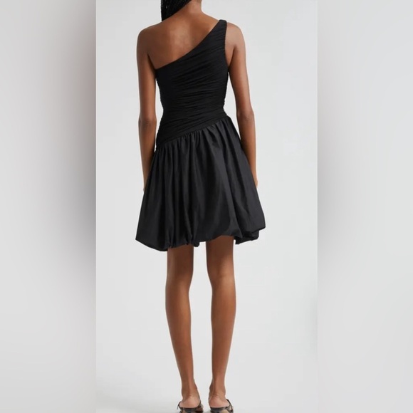 Elexiay Lagos Asymmetric One-Shoulder Mixed Media Dress ✨🔥🔥SZ M - Picture 6 of 11